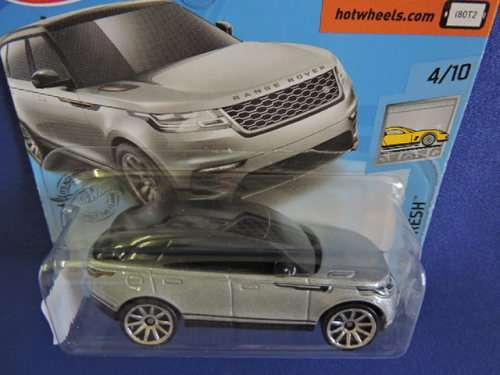 Hot Wheels Land Rover Range Rover ( Silver ) Short Card