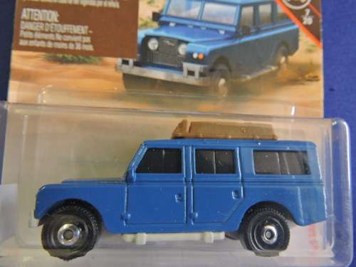 Matchbox Land Rover 65 Gen 11 (Blue with roof rack)  Like Hot Wheels...
