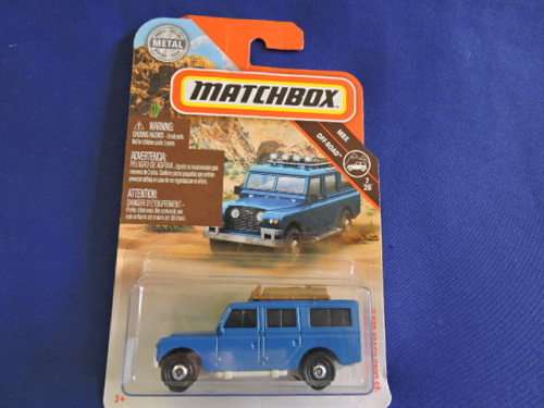 Matchbox Land Rover 65 Gen 11 (Blue with roof rack)  Like Hot Wheels...