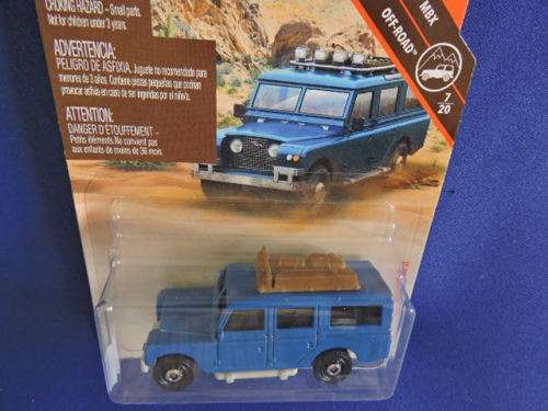 Matchbox Land Rover 65 Gen 11 (Blue with roof rack)  Like Hot Wheels...