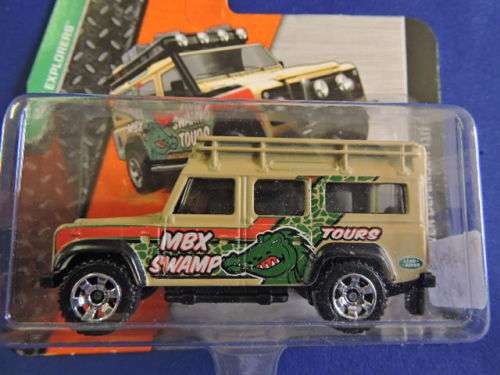 Matchbox Land Rover Defender 110 ( MBX Swamp Tours )  Like Hot Wheels...