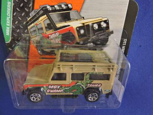 Matchbox Land Rover Defender 110 ( MBX Swamp Tours )  Like Hot Wheels...