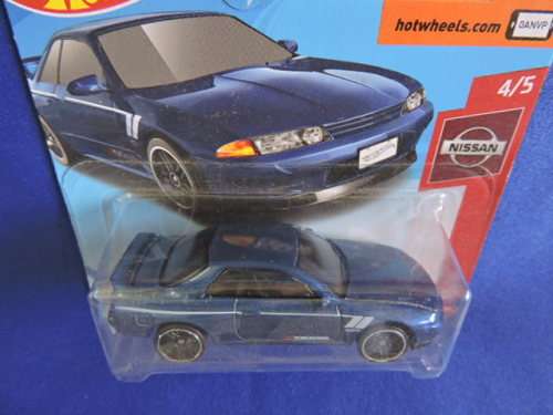 Hot Wheels NISSAN SKYLINE GT-R ( BNR32)  ( Blue )  like Datsun