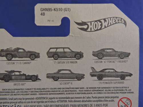 Hot Wheels DATSUN 510 Wagon ( Silver 51 ) like Nissan