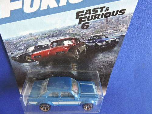 Hot Wheels FORD ESCORT RS1600 ( Blue with White stripe Fast & Furious ) Long Card......