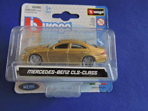 Bburago MERCEDES BENZ CLS Class ( Metallic Gold ) like Hot Wheels