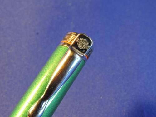 Harley Davidson Fountain Pen and cloth jacket Badge. All ORIGINAL !