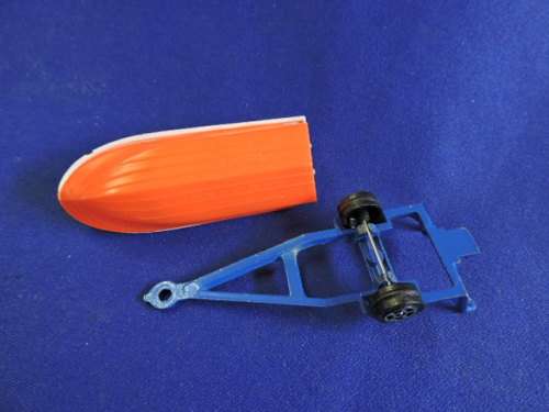 Corgi Juniors  SPEED BOAT AND TRAILOR  Loose like Hot Wheels