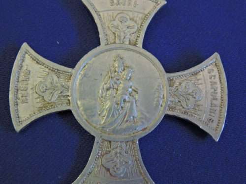 Religious cross MEDAL MEDALLION with Jesus