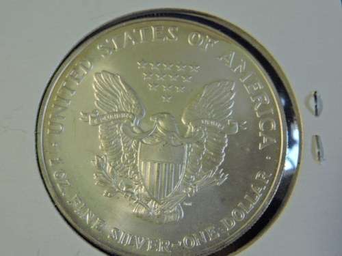 2007 USA LIBERTY 1 oz Fine Silver $1 One Dollar Coin  American Eagle  Like silver Krugerrand.