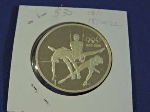 1992 $15 Dollars Sterling Silver coin Canada Olympics
