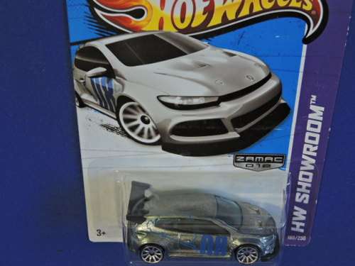 Hot Wheels Volkswagen VW  Scirocco GT 24  ( ZAMAC )  Long Card