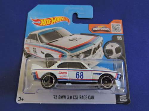 Hot Wheels BMW 3.0 CSL RACE CAR  ( White #68 )
