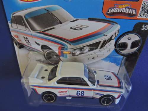 Hot Wheels BMW 3.0 CSL RACE CAR  ( White #68 )