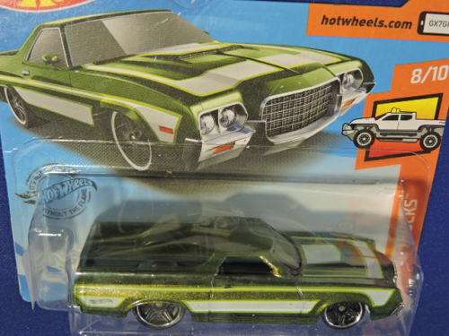 Hot Wheels FORD Ranchero ( Green white stripe )