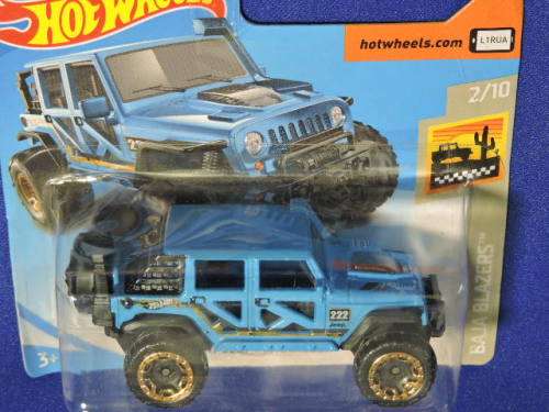 Hot Wheels JEEP Wrangler ( Blue )  # BAKKIE BONANZA #..