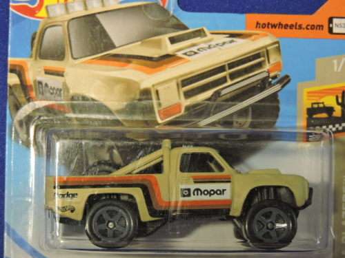Hot Wheels DODGE D100 (  Grey Mopar )  # BAKKIE BONANZA #..