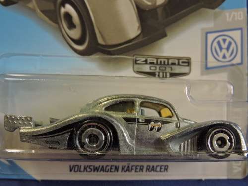 Hot Wheels Volkswagen VW Beetle ( ZAMAC Kafer Racer ) MOONEYES Long Card