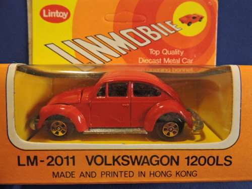 Lintoy Volkswagen VW  Beetle 1200 LS ( Red )  Boxed like Hot Wheels