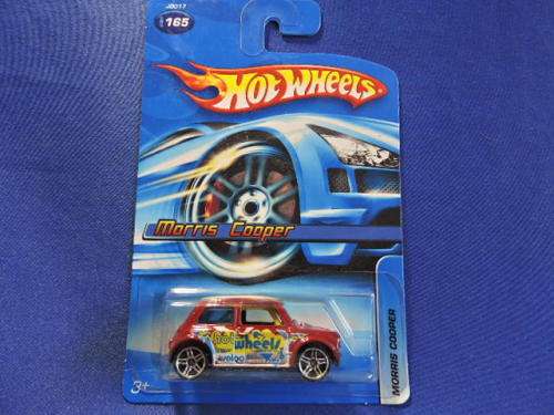Hot Wheels MORRIS MINI COOPER ( HW Maroon ) Long Card # MINI MANIA #