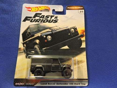 Hot Wheels Land Rover Defender 110 ( Black Fast & Furious ) Premium  # BAKKIE BONANZA #......