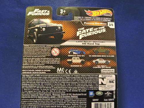 Hot Wheels Land Rover Defender 110 ( Black Fast & Furious ) Premium  # BAKKIE BONANZA #......