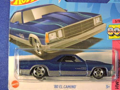 Hot Wheels CHEVY CHEVROLET EL CAMINO ( Blue ) # CHEVY BLOW OUT SALE #
