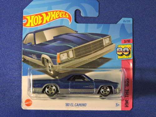 Hot Wheels CHEVY CHEVROLET EL CAMINO ( Blue ) # CHEVY BLOW OUT SALE #