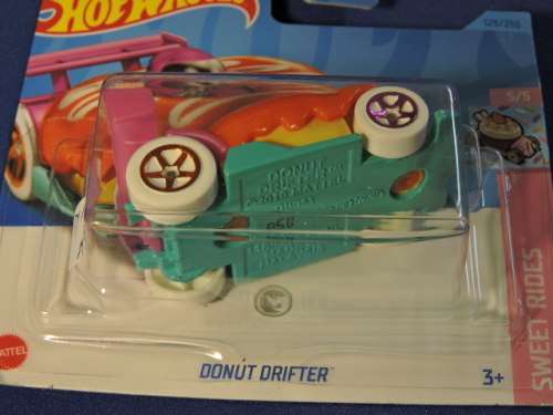 Hot Wheels Donut Drifter ( Treasure Hunt ) Flame on card
