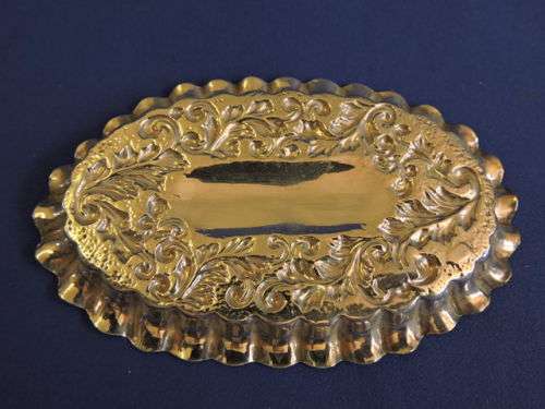 Hallmarked Sterling Silver Pair Ring / Pin tray BIRMINGHAM 1904