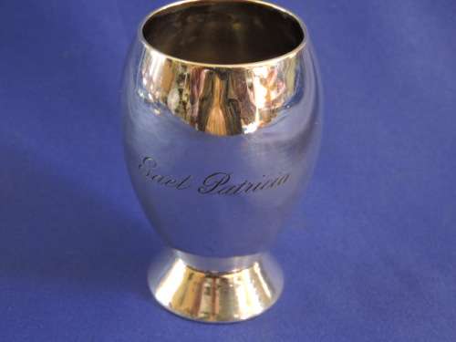 Hallmarked Sterling Silver Vase BIRMINGHAM 1934
