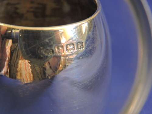 Hallmarked Sterling Silver Vase BIRMINGHAM 1934