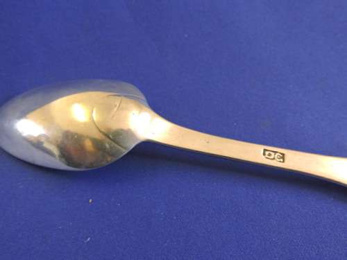 Cape Silver Serving Spoon Marked DC -  Daniel Collinet   Circa 1820