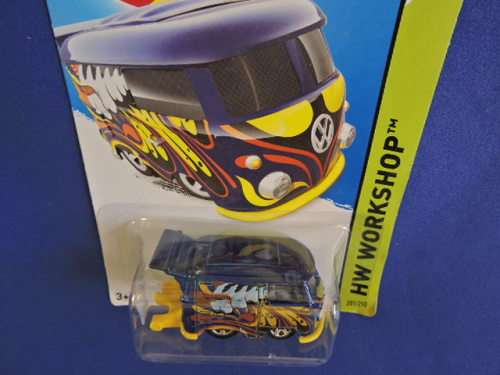 Hot Wheels Volkswagen VW Kool Kombi ( Blue Waves ) Long Card ( Relist for KlarKan )