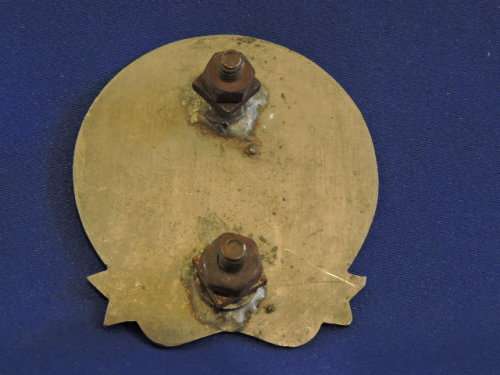 Vintage 1957 Vespa Club of South Africa Badge  like AA Badge for scooter