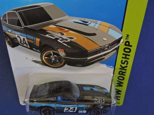 Hot Wheels Datsun 240 Z ( Black #24 ) Like Nissan