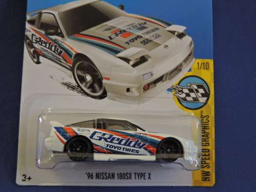 Hot Wheels NISSAN 180 SX Type X ( White G Reddy ) Like Datsun