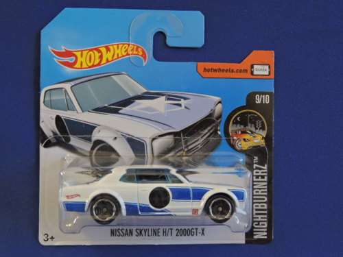 Hot Wheels NISSAN Skyline H/T 20000 GT-X (  White ) Like Datsun