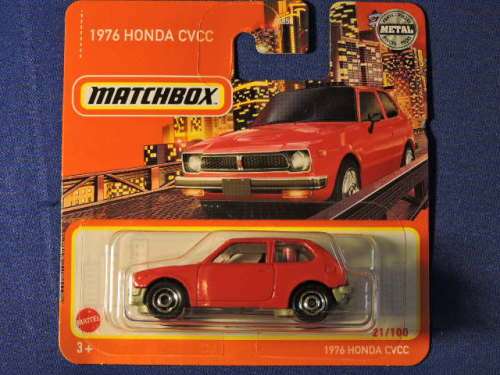 Matchbox Honda CVCC ( Red )  Like Hot Wheels