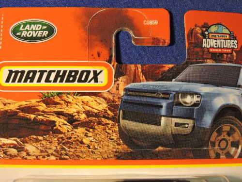 Matchbox Land Rover Defender 90  ( Blue )  Like Hot Wheels