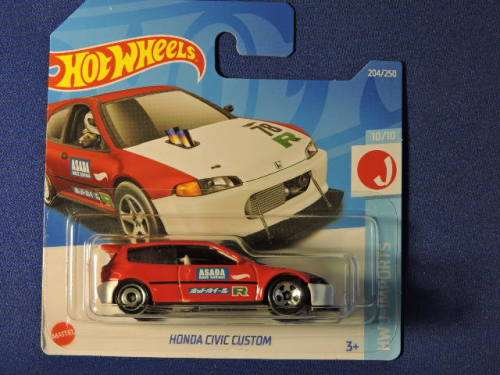 Hot Wheels HONDA Civic Custom( Red )