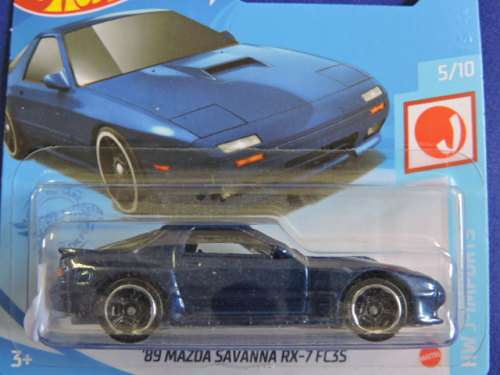Hot Wheels MAZDA Savanna RX-7  ( Blue )