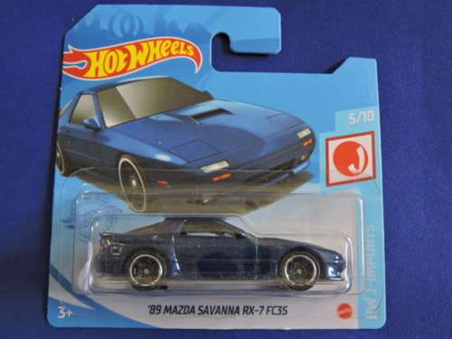 Hot Wheels MAZDA Savanna RX-7  ( Blue )