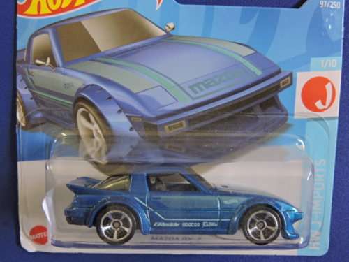 Hot Wheels MAZDA RX-7  ( Blue )