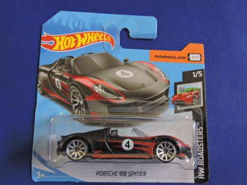 Hot Wheels PORSCHE 918 Spyder ( Black #4 )