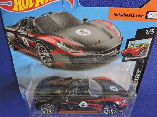 Hot Wheels PORSCHE 918 Spyder ( Black #4 )
