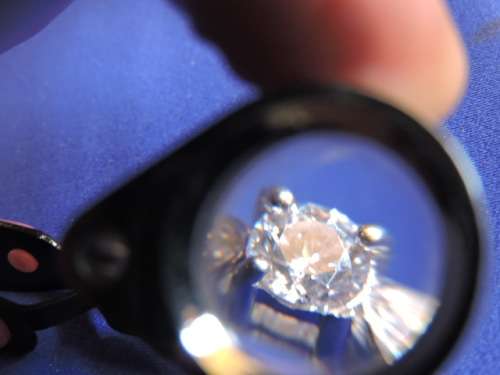 Sterling Silver and Cubic Zirconia ring Xmas give away  Look at my other listings