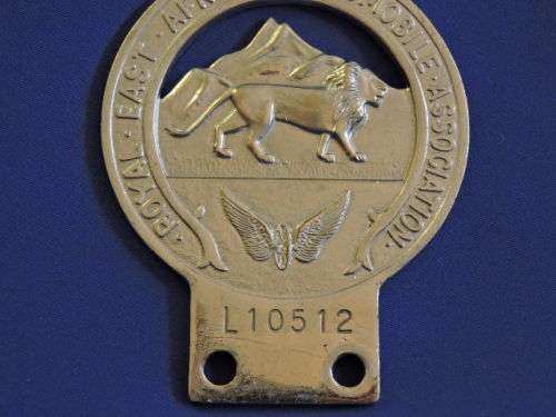 Royal East African Automobile Association Badge like AA Badge