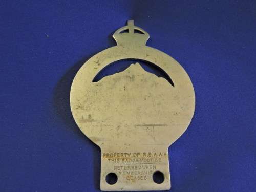 Royal East African Automobile Association Badge like AA Badge