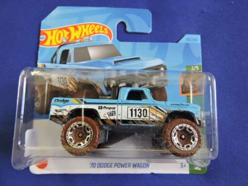 Hot Wheels DODGE POWER WAGON ( Blue # 1130 )